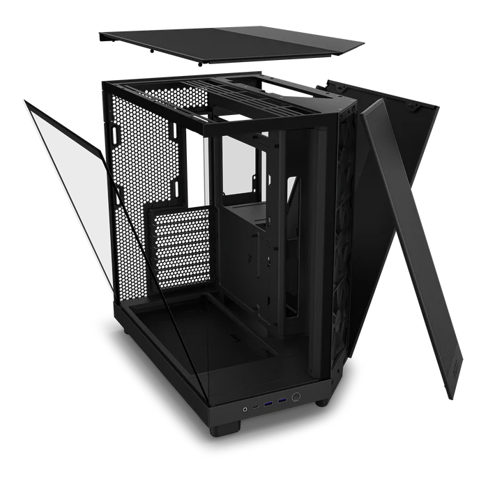 NZXT H6 Flow Zwart