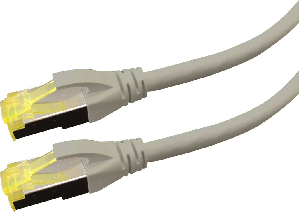 Patch Cable S/FTP 1.0M Premium LSOH - CAT6A - Ivory