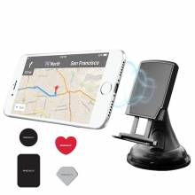 Magnetic car windshield mount