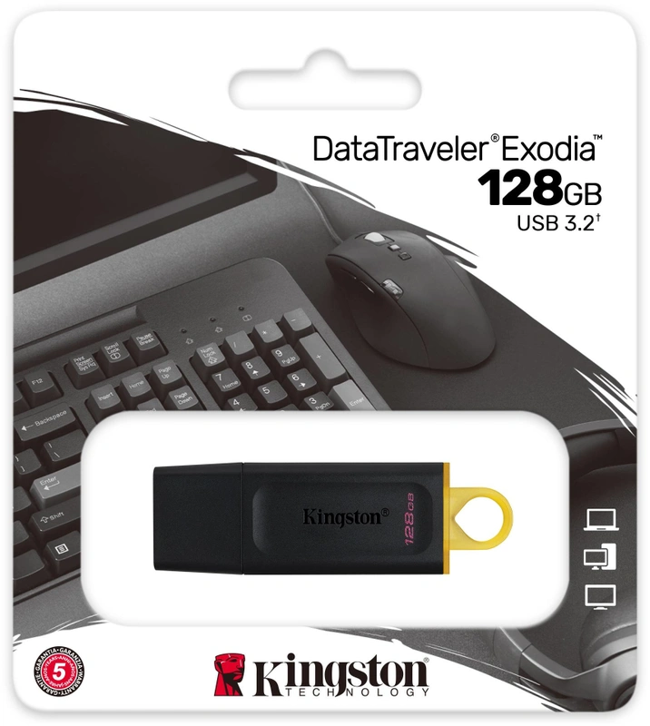 Kingston Exodia 128GB Zwart