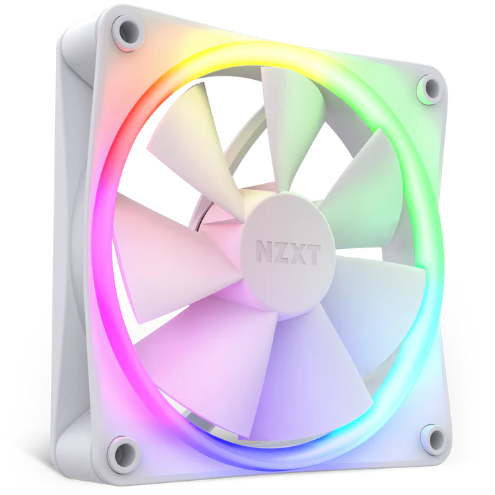 NZXT F120 RGB - 120mm RGB Fans - Single - White