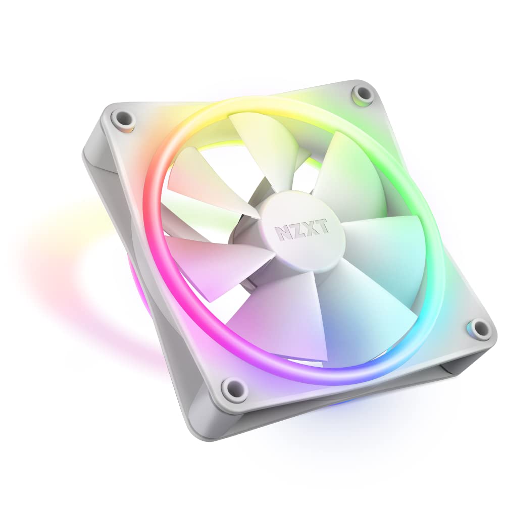 NZXT F120 RGB DUO - 120mm RGB Fan - Single - White