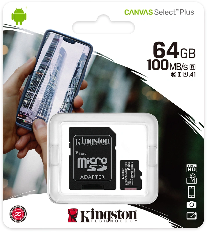 Kingston Micro SD 64GB (SDCS/64GB)