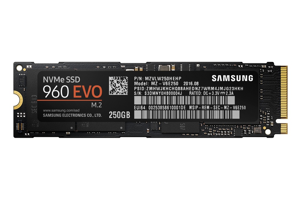 Samsung 960 Series Evo 250GB (M.2 PCI-E)