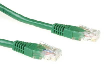 ACT CAT6A U/UTP GREEN 10M