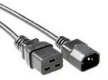 ACT POWERCORD Black  C14-C19 2m