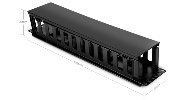 FS Cable Guide 19' 2U + Front Panel