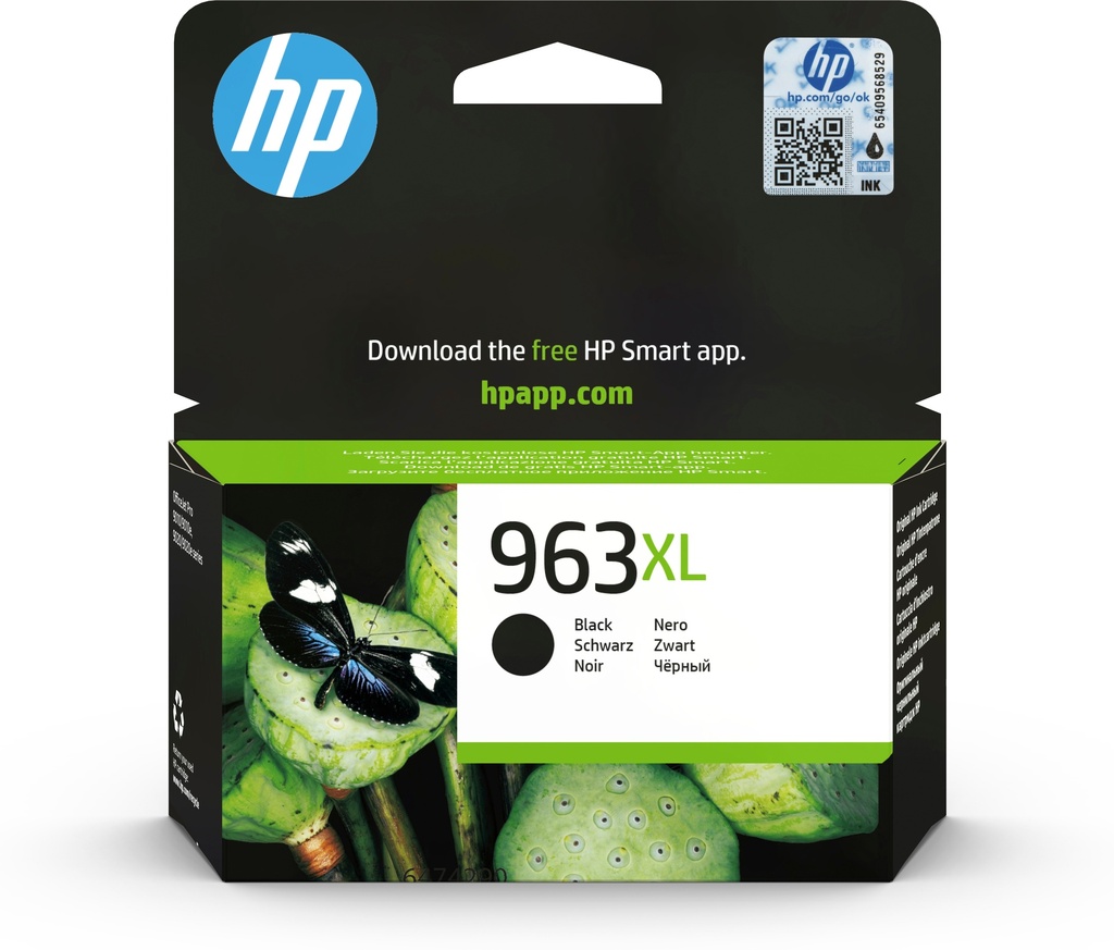 HP 963 XL Black Cartridge (2.000 Pagina's)