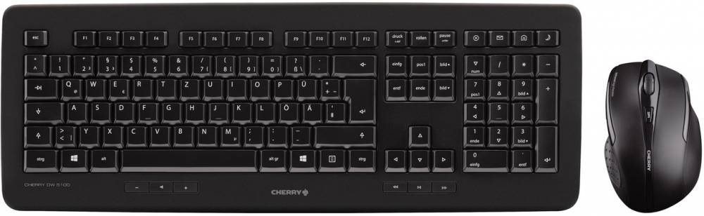 CHERRY Wireless Combo DW5100 (Azerty - Black)