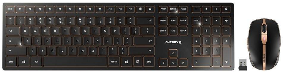 CHERRY Wireless Combo DW9000 Slim (Azerty - Black)