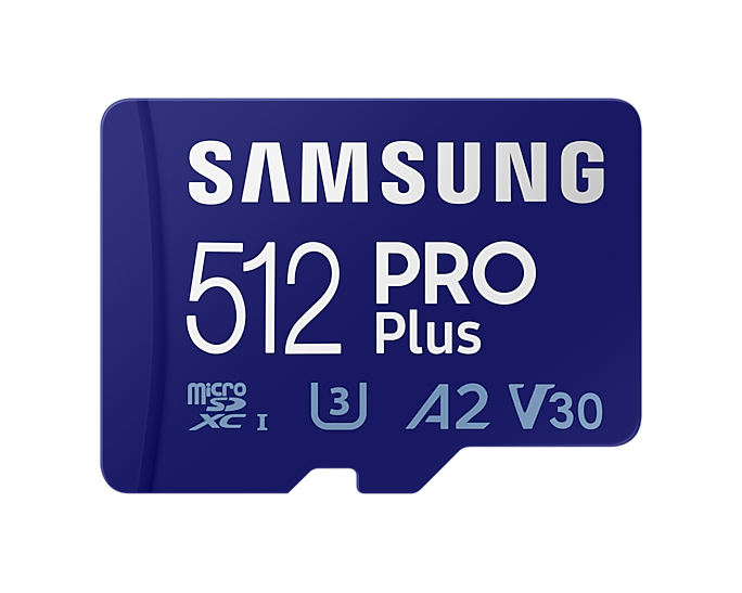 Samsung Micro SD 512GB PRO PLUS+SD Adapter