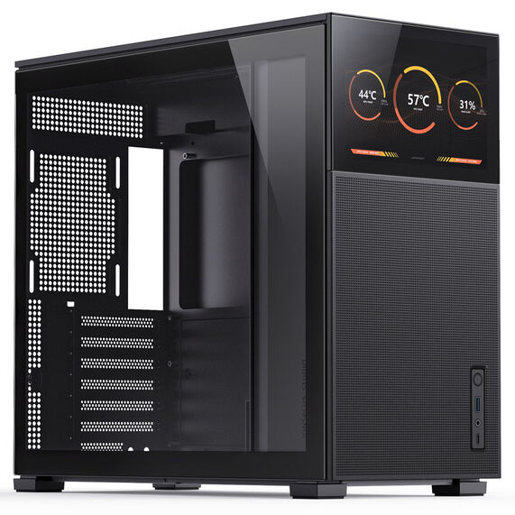 Jonsbo D41 MESH Screen ATX Case, Tempered Glass - Zwart