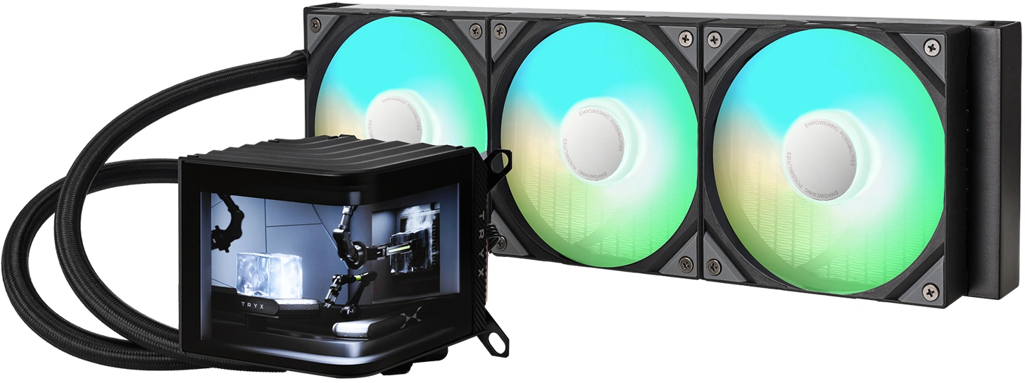 TRYX Panorama ARGB 360 Zwart