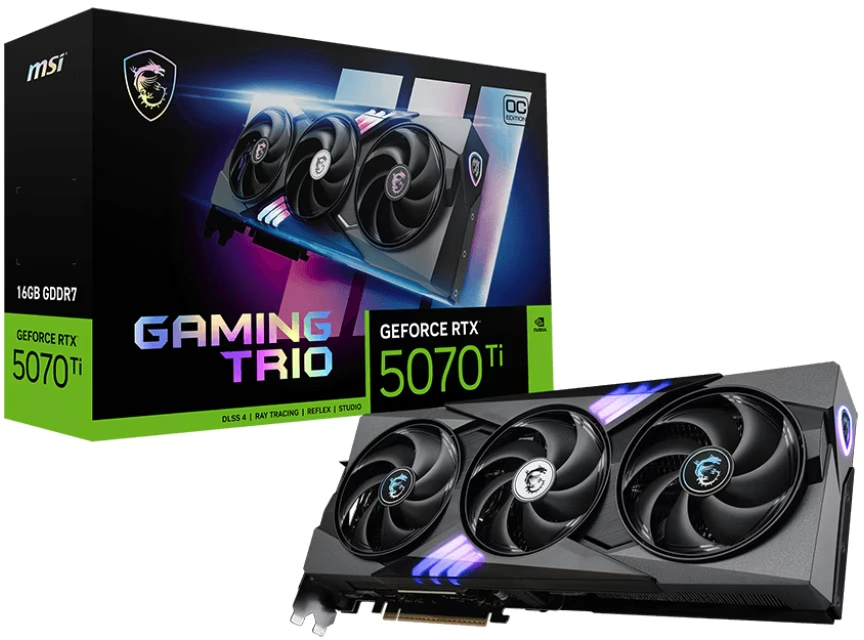 GEFORCE RTX 5070 TI 16G GAMING TRIO OC