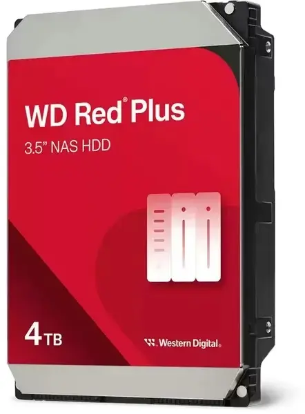 WD Red Plus, 4TB (128MB cache, 180MB/s)