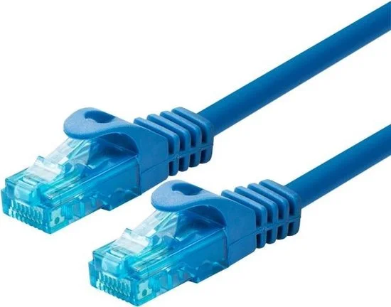 [TCU55U0025B] Patch Cable U/UTP 0.25M - CAT5E - Blue