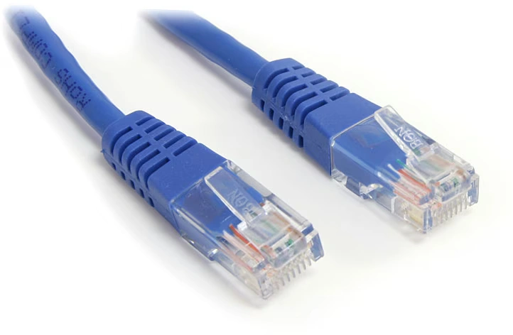 [TCU55U005B] Patch Cable U/UTP 0.5M - CAT5E - Blue