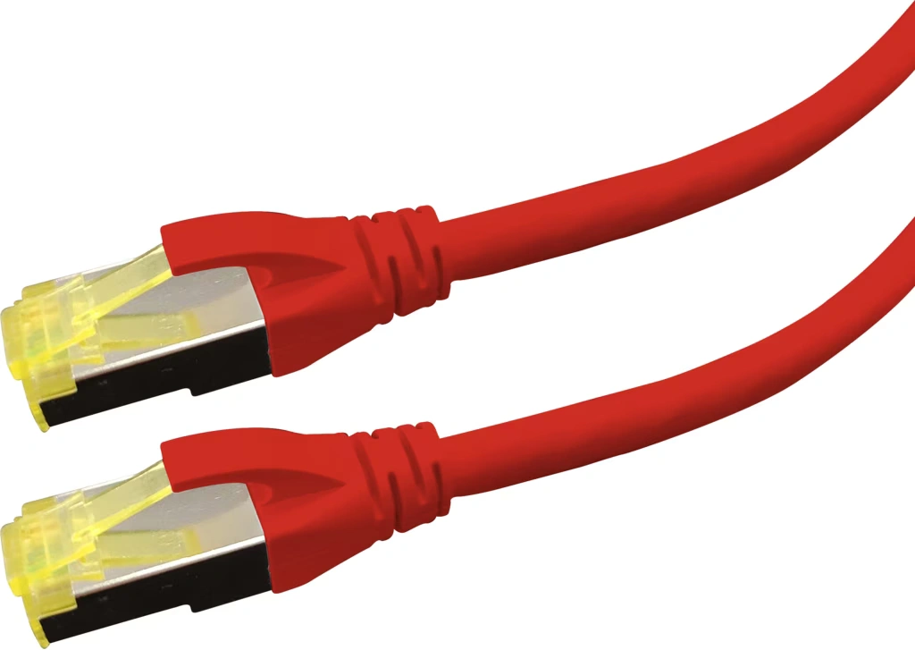 [APR6A010R] Patch Cable S/FTP 1.0M Premium LSOH - CAT6A - Red