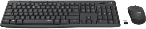 [920-009803] Logitech MK295 Silent Keyboard and mouse set wireless 2.4 GHz AZERTY Dutch graphite