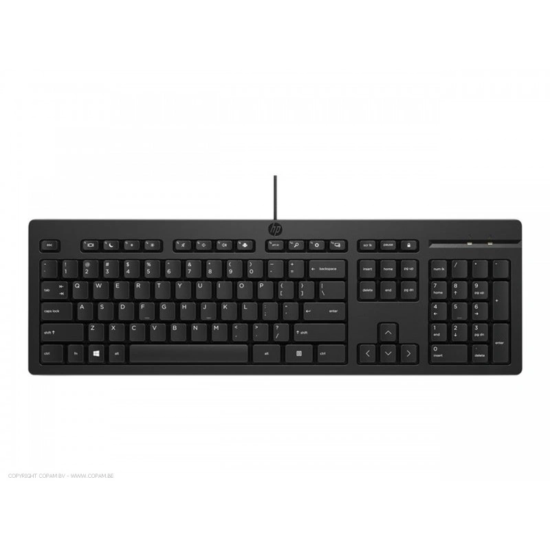 [266C9AA#AC0] HP 125 Keyboard USB AZERTY Belgium