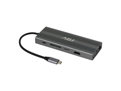 [143-00023] USB-C Hub Dock ADJ - 12 in 1