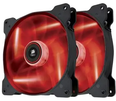 [CO-9050034-WW] Corsair SP140-LED Dual 140mm Led Fan Red