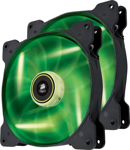 [CO-9050037-WW] Corsair SP140-LED Dual 140mm Led Fan Green