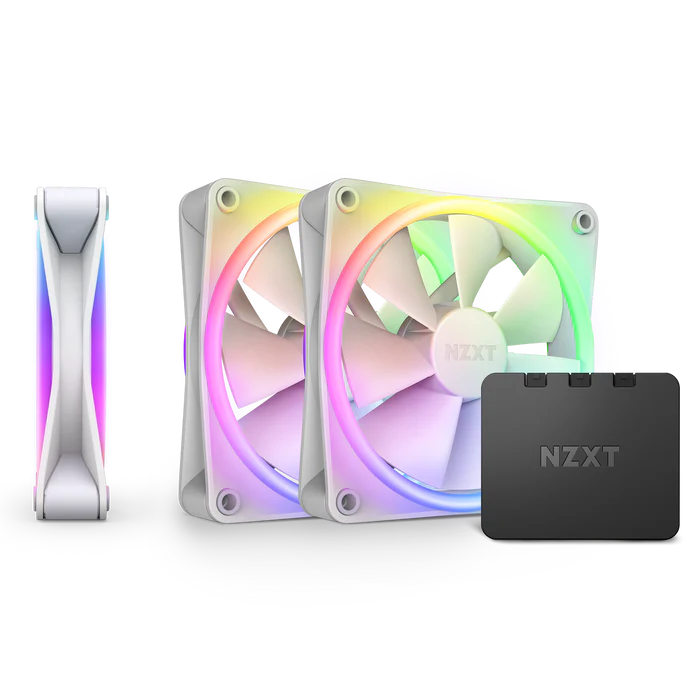 [RF-R12TF-W1] NZXT F120 RGB - 120mm RGB Fans - Triple - White