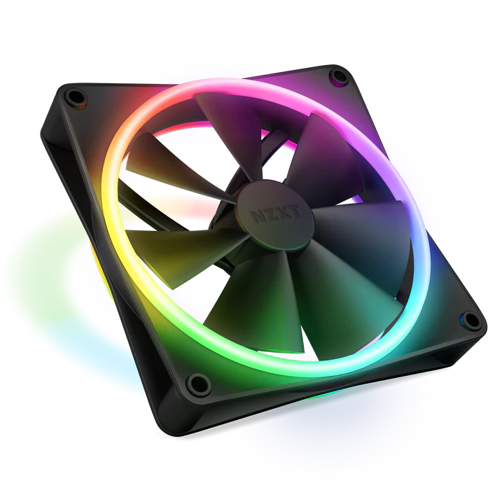 [RF-D14SF-B1] NZXT F140 RGB DUO - 140mm RGB Fan - Single - Black