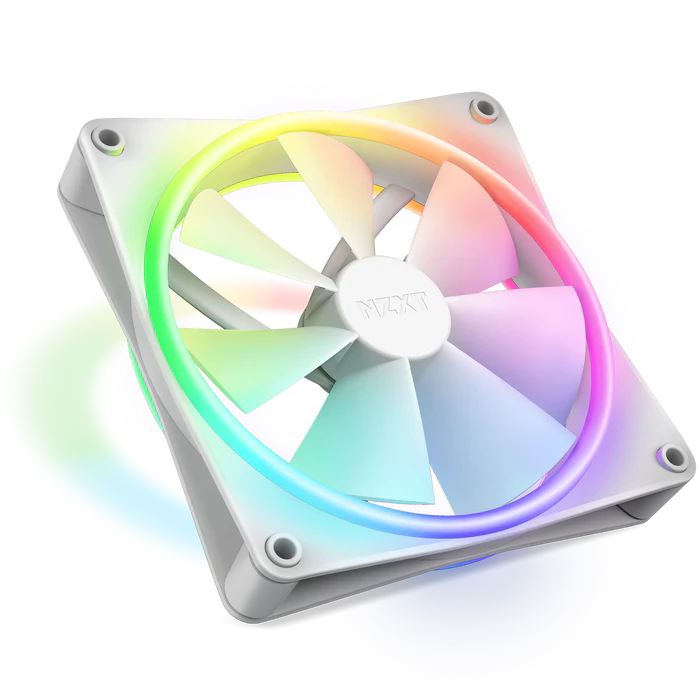 [RF-D14SF-W1] NZXT F140 RGB DUO - 140mm RGB Fan - Single - White