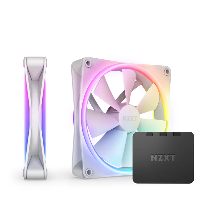 [RF-D14DF-W1] NZXT F140 RGB DUO - 140mm RGB Fan - Twin - White