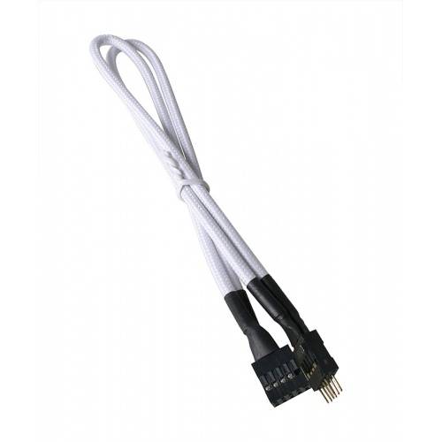 [BFA-MSC-IUSB30WK-RP] Intern BitFenix USB Extension 30cm Sleeved Black/White