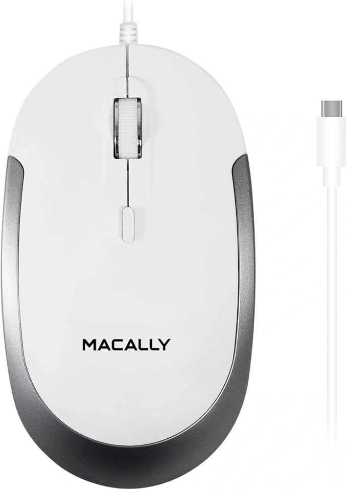 [UCDYNAMOUSE-W] USB-C optical quiet click mouse - White