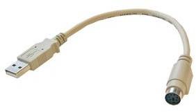 [TADAPUSBPS1] PS/2 TO USB PASSIVE ADAPTER USB MALE/PS2 FEMALE