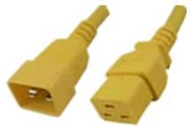 [AK5100] ACT POWERCORD Yellow 0.6M C19 - C20