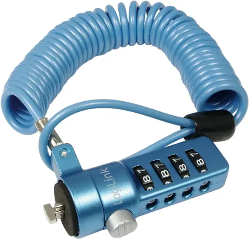 [NBS006] LogiLink Notebook Lock key Blue
