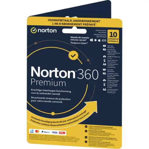[21443437] Norton 360 Premium 1 Year (10-devices)