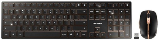 [JD-9000BE-2] CHERRY Wireless Combo DW9000 Slim (Azerty - Black)