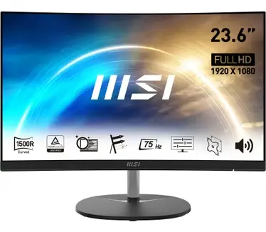 [PROMP241CA] MSI Pro Curved Business - 23.6" - Speaker - Anti Flicker/Anti Bluelight - HDMI/DP