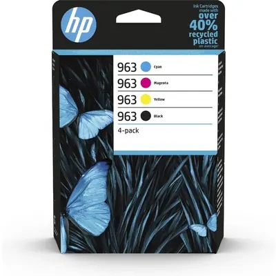 [6ZC70AE#301] HP 963 CMYK Cartridge 4-Pack