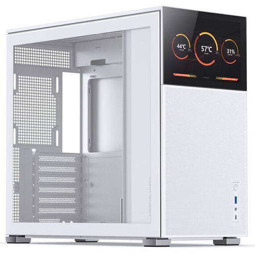[D41 MESH WHITE SC] Jonsbo D41 MESH Screen ATX Case, Tempered Glass - Wit