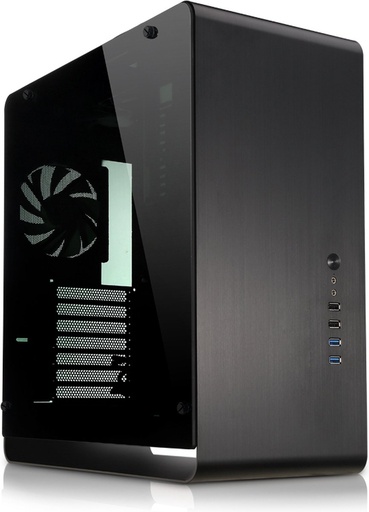[UMX4 BLACK] Jonsbo UMX4 Window Midi-Tower, Tempered Glass - Zwart
