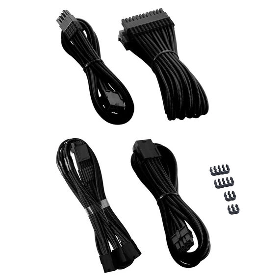 [CM-PCAB-16P3KIT-NKK-3PK-R] CableMod PRO ModMesh 12VHPWR Cable Extension Kit - black